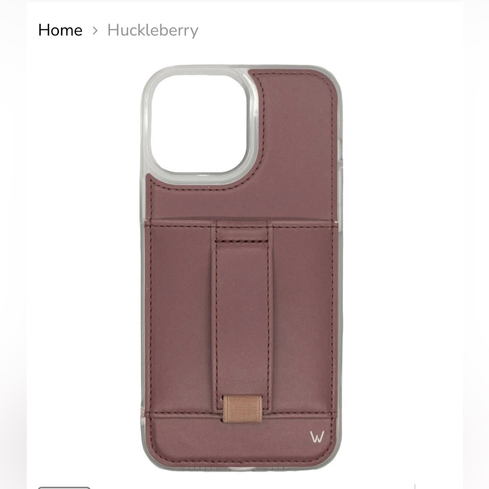 Walli Case in Huckleberry for iPhone 14 Pro. Gently used.